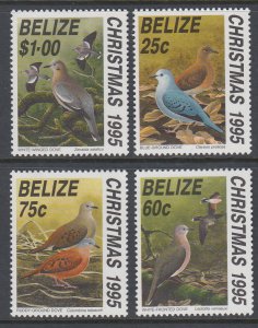 Belize 1059-1062 Birds Christmas MNH VF