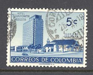 Colombia Sc # 638 used
