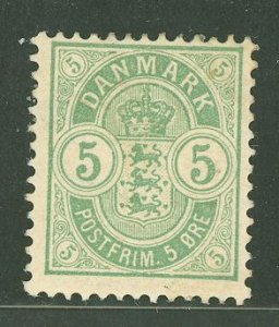Denmark #38 Unused Single