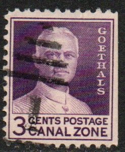 Canal Zone Sc #117 Used