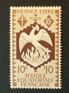 French Equatorial Africa Scott #154 unused