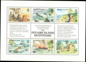 Pitcairn Islands #331, Complete Set, 1990, Never Hinged