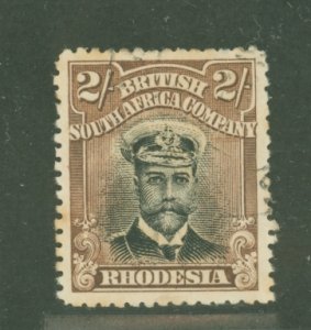 Rhodesia (1890-1923) #132v  Single