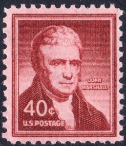 SC#1050 40¢ John Marshall (1955) MNH