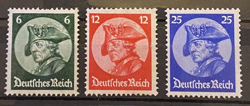 [AG] Germany 1933 Sc #398-400 Mi 479-481 Mint *NH* Mi-CV 379$