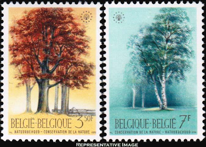 Belgium Scott 737-738 Mint never hinged.