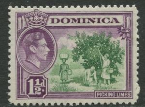 DOMINICA -Scott 99 - KGVI Definitive -1938 - MNH - Single 1.1/2p Stamp