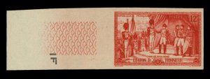 France, 1950-Present #730 (YT 997) Cat€61, 1954 Legion of Honor, imperf. sh...