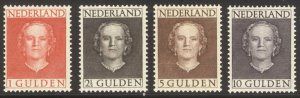 NETHERLANDS #319-22 Mint NH - 1949 Juliana Set