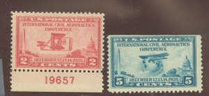 United States #649-650  Multiple