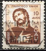 Macao; 1951: Sc. # 357, O/Used Single Stamp