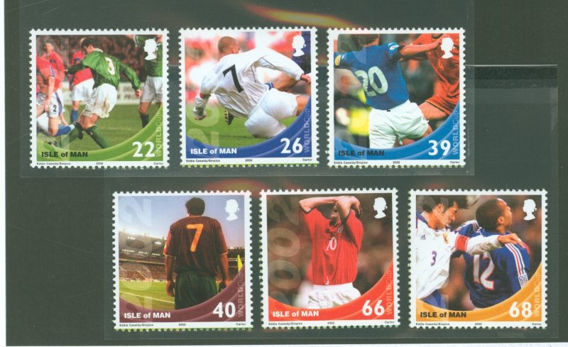 Isle of Man #954-959  Single (Complete Set) (Soccer) (Sports)