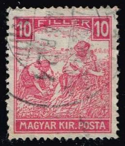 Hungary #106 Harvesting Wheat; Used (0.25)