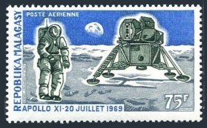 Malagasy C95, MNH. Michel 616. Man's first landing on the Moon, 1st Ann. 1970.