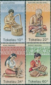 Tokelau 1982 SG81-84 Handicrafts set MNH