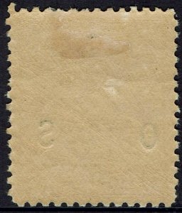 NEW GUINEA 1932 UNDATED BIRD OS 5/- 