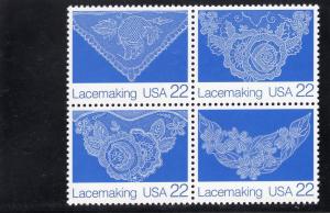 2354a Lacemaking, MNH blk/4