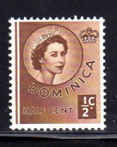 DOMINICA #142  1954  QEII       MINT  VF LH  O.G  b