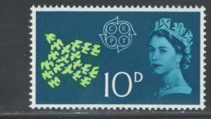 Great Britain 1961 Europa 10p Scott # 384 MNH