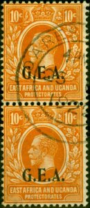 Tanganyika 1922 10c Orange SG73 Very Fine Used Pair (Variants Available)-Vari...