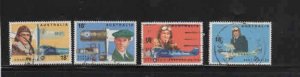 AUSTRALIA #672-675  1978 AUSTRALIAN AVIATORS     F-VF USED