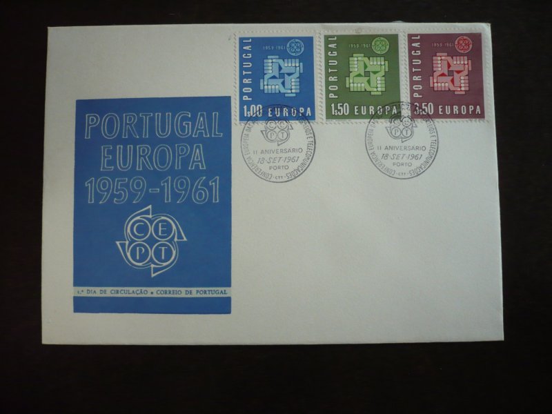 Postal History - Portugal - Scott# 875-877 - First Day Cover