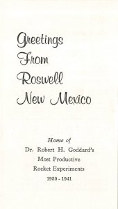 C69 8c ROBERT GODDARD AIR MAIL - 1st Roswell M&AC - Type 2