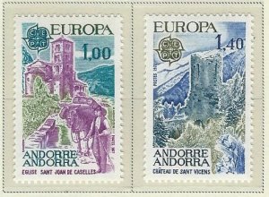 FRENCH ANDORRA mnh SC. 254-255