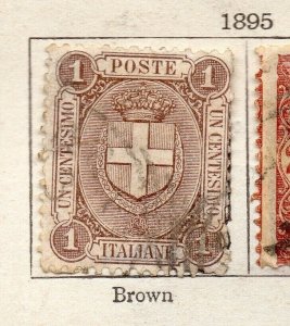 Italy 1895 Early Issue Fine Used 1c. NW-218885