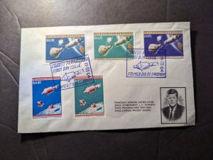 1964 Paraguay First Day Cover FDC Space Souvenir JFK Program Project Gemini