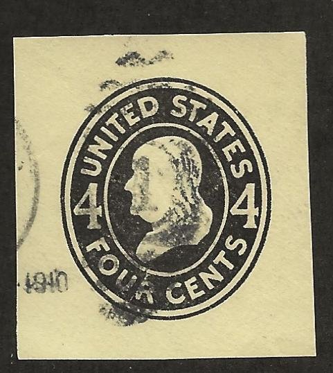 UNITED STATES SC# U417a  LAID PAPER  VF/U