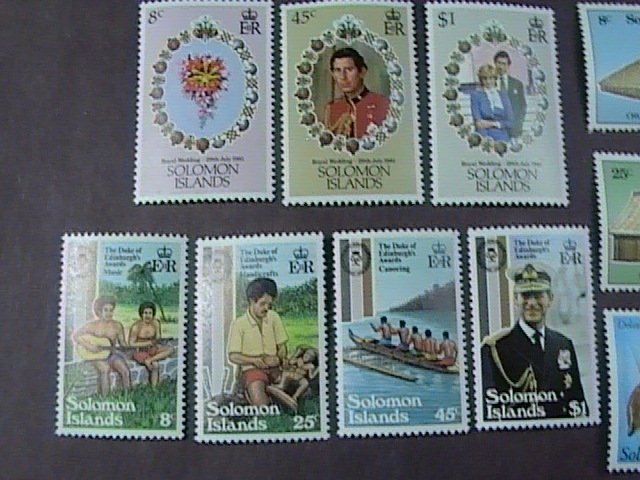 SOLOMON ISLANDS # 450-464 -MINT/NEVER HINGED-- 4 COMPLETE SETS-------1981-82