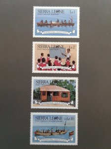 Sierra Leone 784-787 VF MNH. Scott $ 3.85