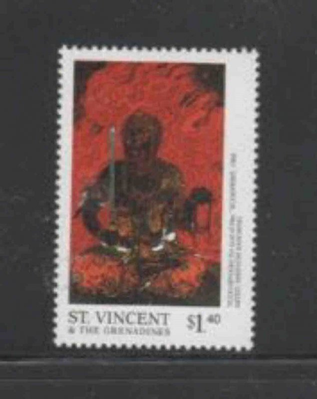 ST. VINCENT #2193 1995 PAINTING MINT VF NH O.G