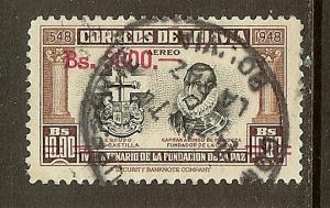 Bolivia, Scott #C196, 5000b on 10b Mendoza, Used