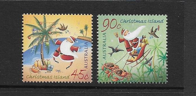 CHRISTMAS ISLAND #452-3 CHRISTMAS 2005  MNH