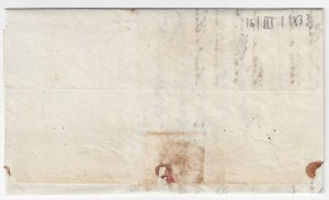 Portugal Pre-philatelic cover March 1833 from COIMBRA to LISBON 35 Reis rate man