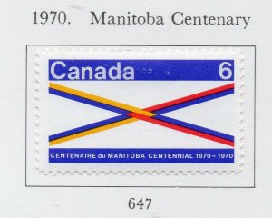 Canada 1970 Early Issue Fine Mint Hinged 6c. NW-125126