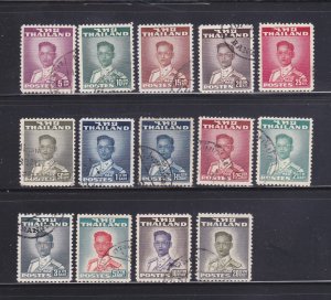 Thailand 283-295 Set U King Bhumibol Adulyadej (A)