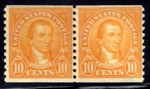  U.S. 600-603 PAIRS Mint/MNH SCV$46.00 