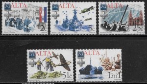 Malta Scott #'s 1219 - 1223 MNH