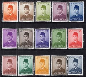 Indonesia 387-400 MNH VF