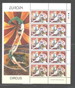 IRELAND 2002 EUROPE FULL SHEET #1404 - 1405  MNH