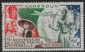 CAMEROUN (FRENCH) SG254 1949 25f U.P.U. USED