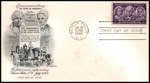 US 959 Progress For Women Artmaster Label FDC