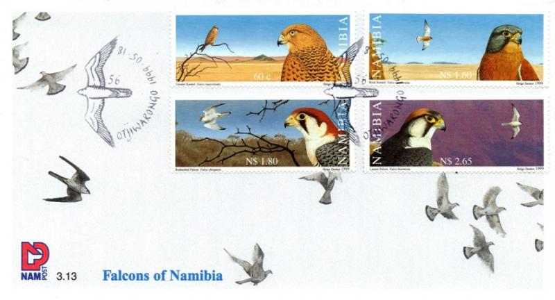 Namibia - 1999 Falcons FDC SG 836-839