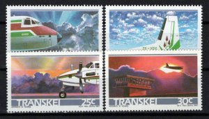 South Africa Transkei 183-186 MNH Aviation Planes Aircraft ZAYIX 0424S0100M