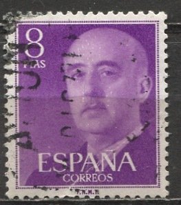 Spain; 1956; Sc. # 834; O/Used Single Stamp