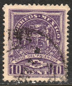 MEXICO 844, 10c 1934 Definitive Wmk Gobierno...279 Used. VF.  (926)