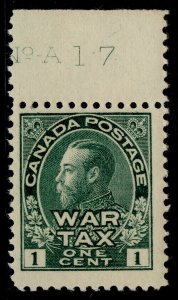 CANADA GV SG228, 1c green, NH MINT.